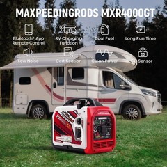 4000 watt Inverter Generator Portable Super Quiet Electric Start Home Backup