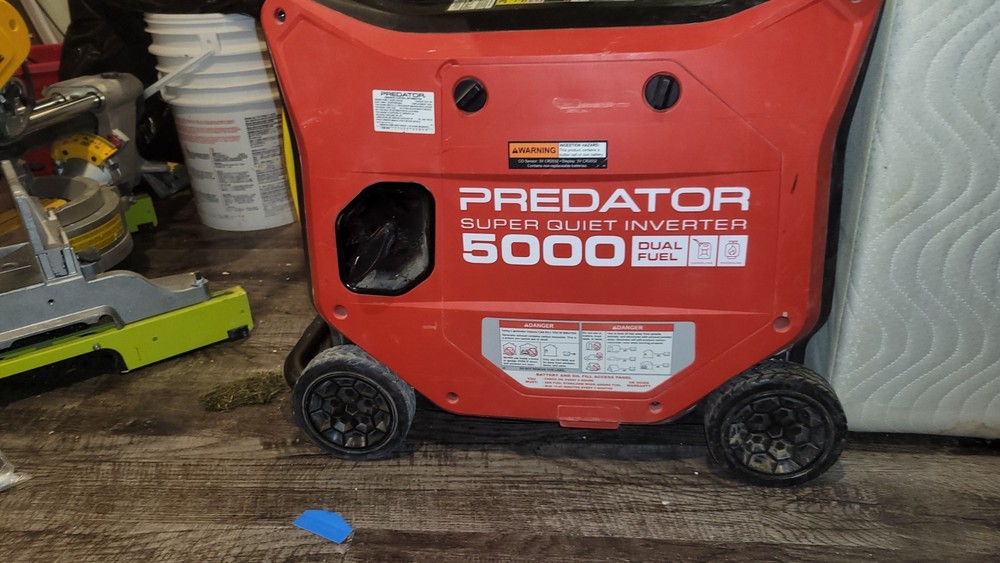 Predator 5000 Watt Dual Fuel Super Quiet Inverter Generator (MAIN UNIT ONLY)