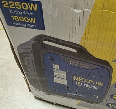 NEXPOW Portable Inverter Generator, 2250W Super Quiet Gasoline Feature, Parallel