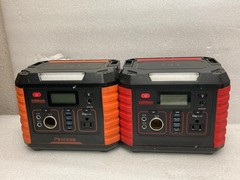 LOT OF 2 PAXCESS Portable Camping Generator 330W / AS IS