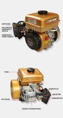 12v-24V 6KW Parking Air Conditioning Gasoline Generator diesel fuel Truck