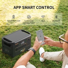 3072Wh 3600W Pecron F3000LFP Portable Power Station w/200W Solar Panel*2 RV
