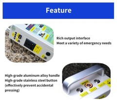 Generator 150W Hand Crank Generator 220V Power Bank DC 12v Mobile Power Supply