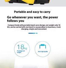 2500W Cargo Vehicle Parking Air Conditioner Gasoline Generator 24V DC Silent