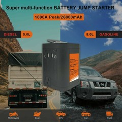 Portable Power Station 110V 100Wh 26800Ah Multi-Function Battery Jump Starter