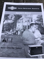 12KW Briggs and Stratton Home Generator, Model 040302A