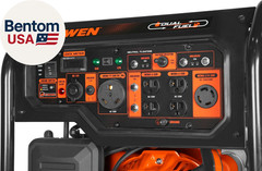 8000-Watt 120V/240V Dual Fuel Portable Generator, Electric Start, 340Cc, Transfe