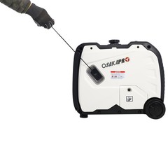 4500W Super Quiet Inverter Generator w/ Electric Start, Wheels, Handle