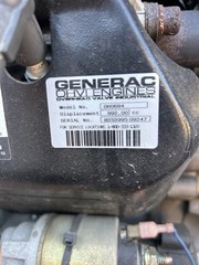 (3) Generac GP17500E 17,500W Portable Generators 120/240V Low Hours Commercial
