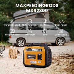 2300 Watt Portable Gasoline Inverter Generator Quiet w/ USB Outlet & Parallel