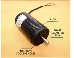 220V550W High Power Permanent Magnet DC Generator Manual Pedal DC Motor Motor