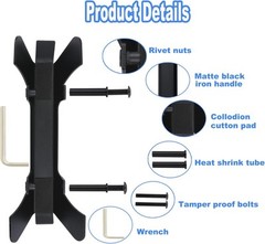 Black Anti-Theft Generator Security Bracket for Honda Generator EU2200i EU2000i