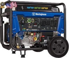 Westinghouse 13500 Peak Watt Tri-Fuel Home Backup Portable Generator Remote US