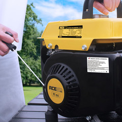 Aceup Energy 1,200W Gas-Powered Generator, Small Portable Generator Camping Ultr