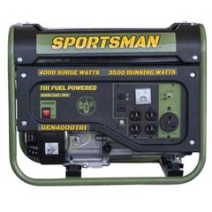 Sportsman 4,000-Watt Portable RV Ready Tri Fuel Gas Generator with Recoil Start