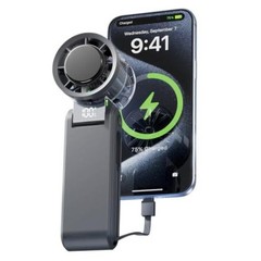 Handheld Turbo Fan, 4000mAh Portable Fan with Power Bank Function, 100 Black