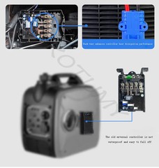 Parking Air Conditioner Automatic Gasoline Generator 24V Gasoline Motor
