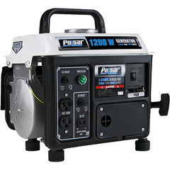 Pulsar G1200SG 1,200W Carrying Handle Gas-Powered Portable Generator, 1200w,