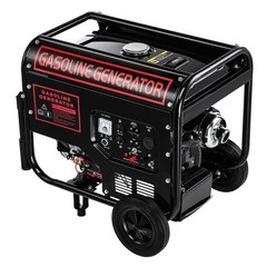 Gas Powered 5KW Portable Inverter Generator 110V+220V Home Backup Emergency 60Hz