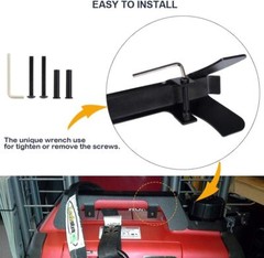 Black Anti-Theft Generator Security Bracket for Honda Generator EU2200i EU2000i