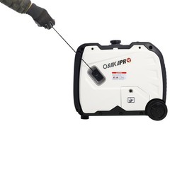Super Quiet Inverter Generator 4500w Portable Electric Start With Wheels