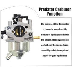 Huayi Carburetor T07E Compatible with Predator Watts Inverter 3500 sliver