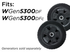 Westinghouse Wgen5300 Series Portable Generator Never-Flat Wheel and Handle Kit