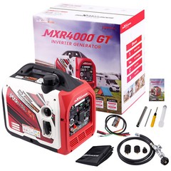 4KW Gas / LPG Portable 23kg Generator Inverter Bluetooth E-start Super Quiet