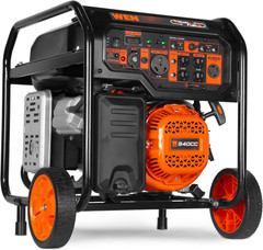 8000-Watt Dual Fuel Portable Generator Electric Start CO Shutdown