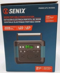 Senix 300W 600W Peak Portable Power Station Inverter Generator PS300 (I2-B3)