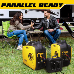 2300 Watt Portable Inverter Generator, Super Quiet Gas Generator for Home Use, E