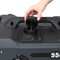 5.5KW gasoline & LPG dual fuel portable super quiet inverter generator