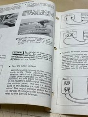 Vintage 1981 Kawasaki KG550A – 2600B Portable Generator Preparation Instructions