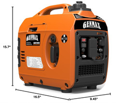 GENMAX Portable Generator EPA Compliant Eco-Mode Lightweight for Home & Camping