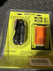 RYOBI 18V 120-Watt 12V Automotive Power Inverter Dual USB Ports RYi120A RYi120