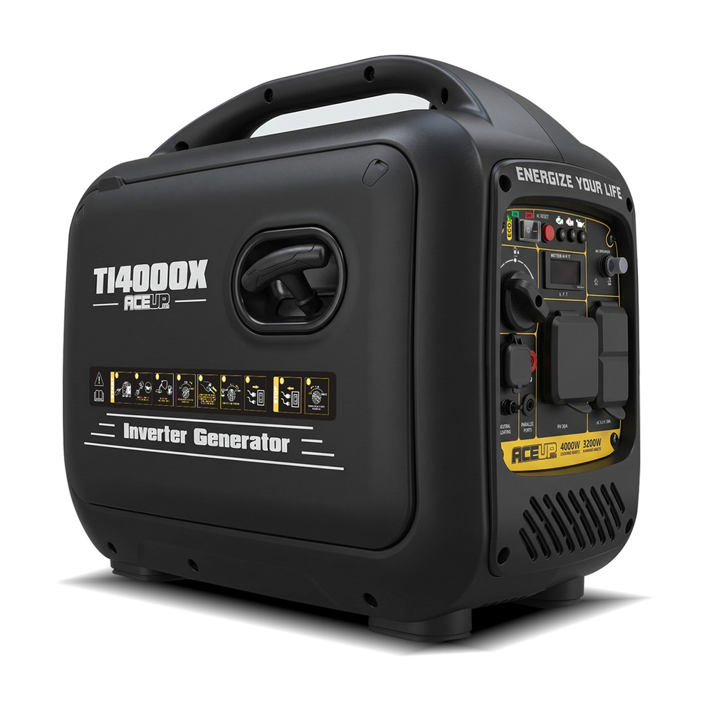 [US Fast Ship]Aceup Energy 4000W Gas Inverter Portable Generator Quite EPA RV