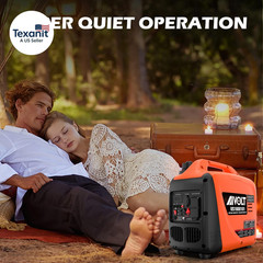 1600W Super Quiet Inverter Generator, Ultra Lightweight Gas Powered Portable Gen