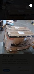 WEN DF475T Dual Fuel Portable Generator, 4750W Max, 4 Gal Tank, Black/Orange
