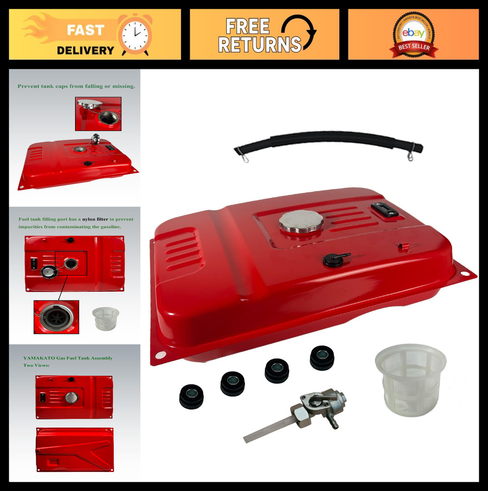 17″x23.5″ Gas Fuel Tank for 389cc 420cc 439cc Generators – 7 Gallon Capacity