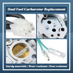 XP13000EH Dual Fuel Generator Carburetor Kit with 3Pcs Gaskets Compatible with