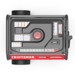 Craftsmen Recoil Start 4500 / 3650 Watt Portable Gas Generator CMXGGFMP03633