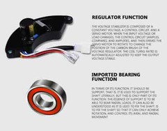 110/220/380V 10KW Small Household Pulley Generator 50HZ Pure Copper Motor