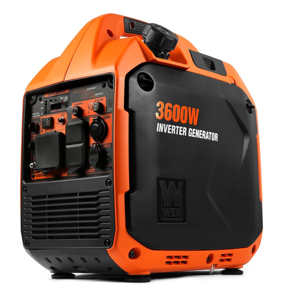 WEN 3600 Watt Portable Inverter Generator RV Ready Quiet and Lightweight with
