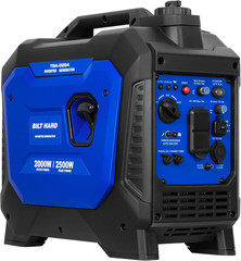 Gas Generator 2500W, 80Cc 4 Stroke Quiet Inverter Generator with CO Sensor, Para