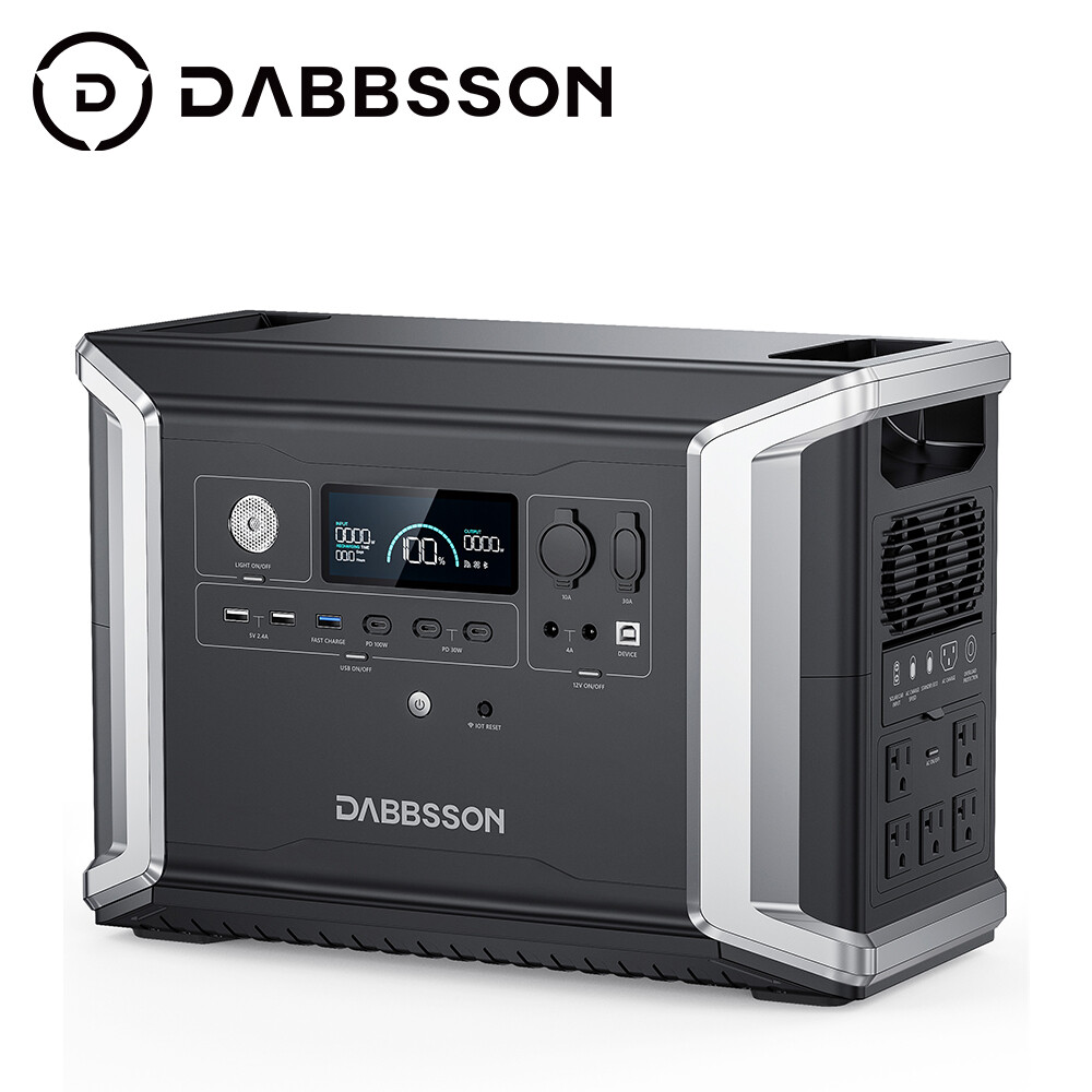 Dabbsson 2330Wh LFP Power Station Generator for Home Backup,RV,Outdoor Camping