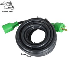 30 Amp 3 Prong Generator Extension Cord 10-100 Ft Power Cable 10 3 Adapter Plug