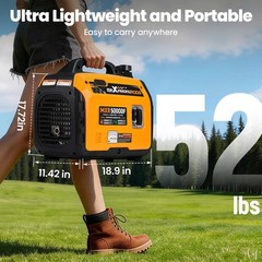 Dual Fuel Generator with ECO Mode – 5000W Peak Gas for Extreme Weather Backup