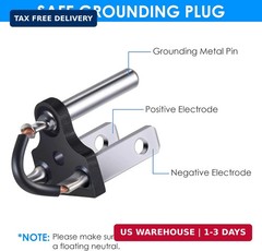 Dreyoo Neutral Ground Bonding Plug for Portable Inverter Generator, Grounding Pl