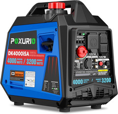 4000 Watt Inverter Generator, 120V Gas Propane Powered Generator Superquiet, Rem