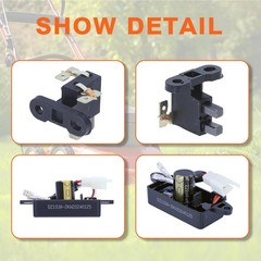 Mtanlo 3500 4000 Watt Generator AVR Automatic Voltage Regulator Black